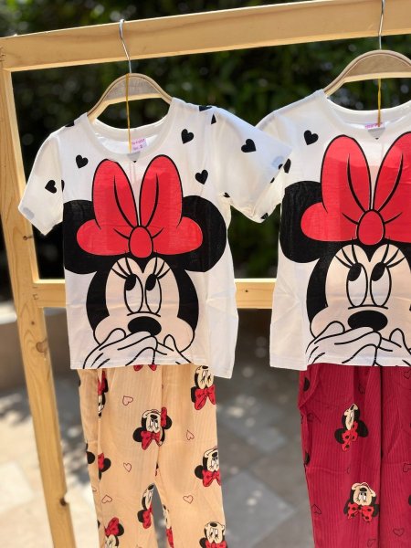 بدلة بناتي بنطلون Minnie Mouse