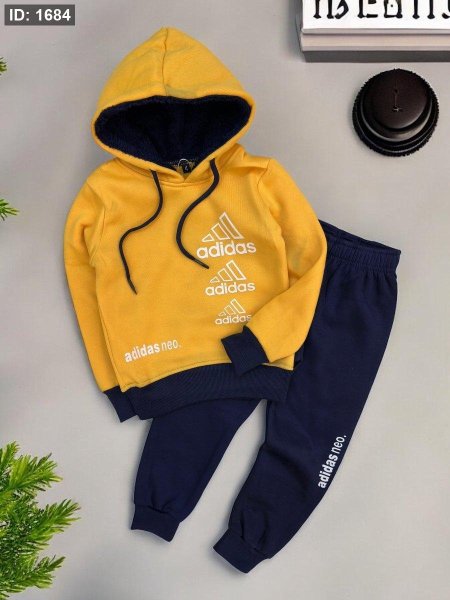 ترينج ولادي Adidas 4-10 - اصفر <br> <span class='text-color-warm'>نفدت الكمية</span>