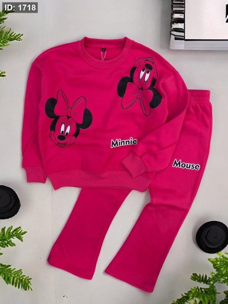 ترينج بناتي محير 12 - 18 Minnie Mouse - فوشي <br> <span class='text-color-warm'>نفدت الكمية</span>